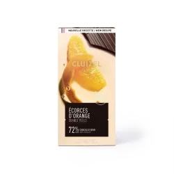 Tablette Ecorces d'Orange noir 72%