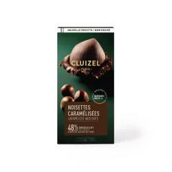 Tablette Noisettes caramélisées lait 48%